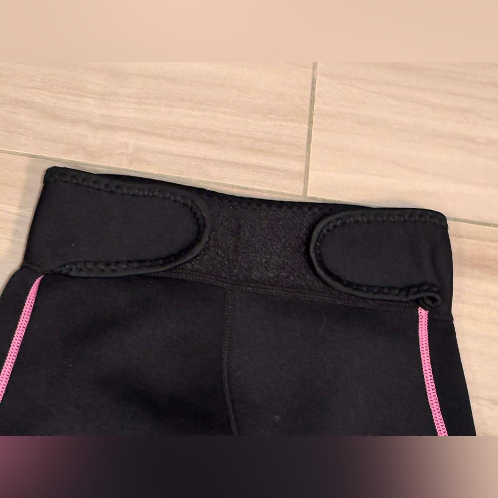 Dive & sail Wet suit pants Black & Pink Swim Leggings XS with adjustable waist - Picture 4 of 6
